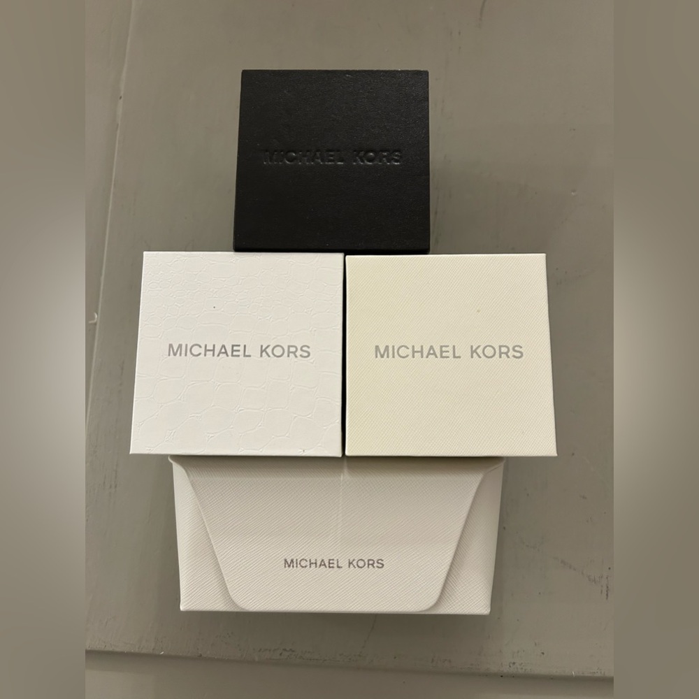 Michael Kors Watch (3) boxes and Sunglass case